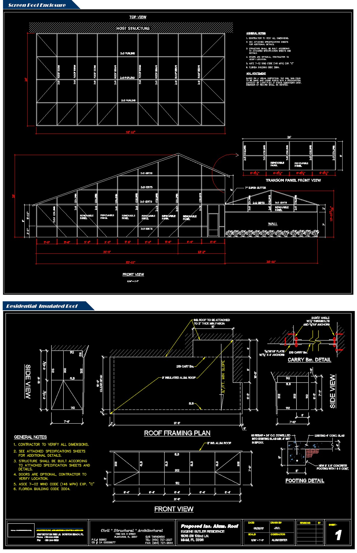 New Screen Enclosures South Florida Supreme Aluminum LLC